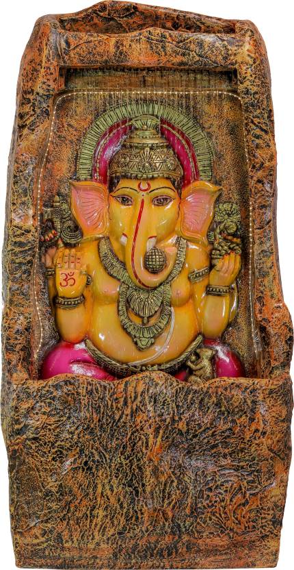 God Ganesha Colourful Fountain Elegant Premium Indoor Water Fountain (90 X 45 X 30 cm)