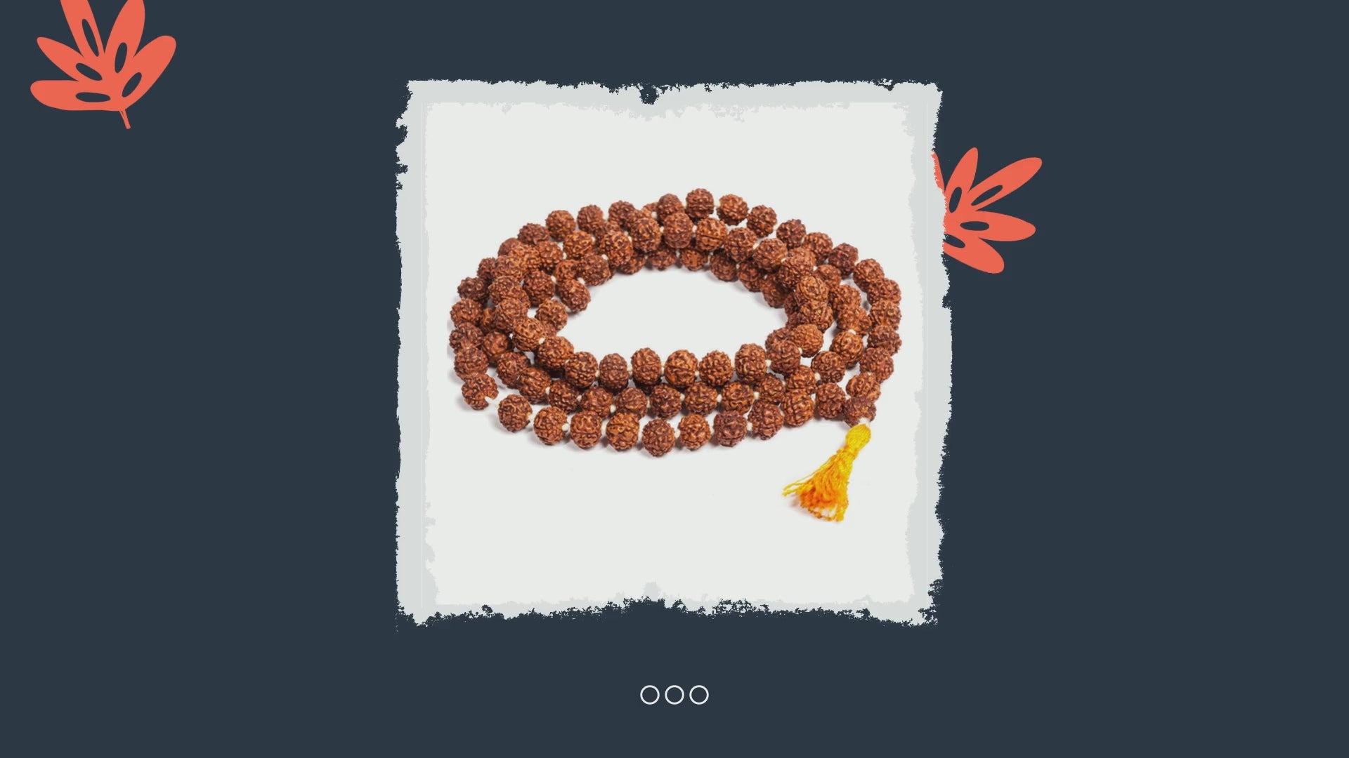 108 bead Rudraksha Mala for daily wear