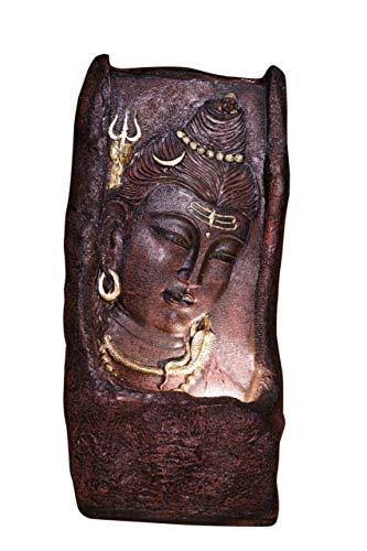 Buddha Face Fountain Elegant Premium Indoor Water Fountain (40 x 40 x 75 cm, Dark Brown)