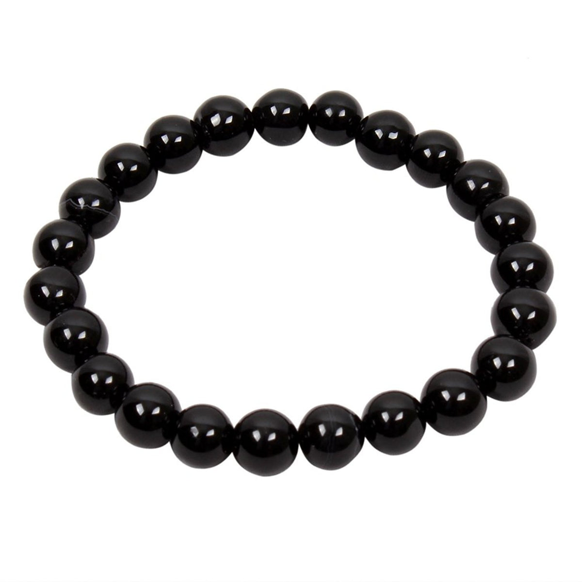 Original Black Hakik/Agate Semi-Precious Stone Bracelet