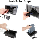 Buddha Face Fountain Elegant Premium Indoor Water Fountain (40 x 40 x 75 cm, Dark Brown)