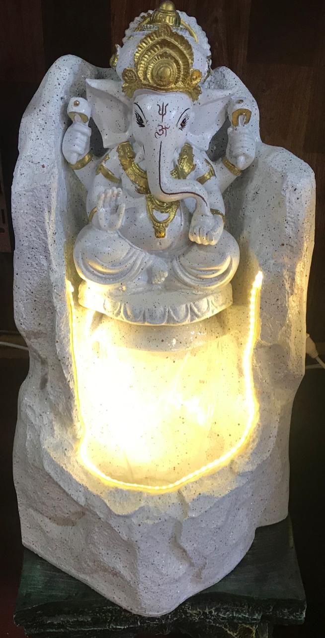 Ganesha Large Water Fountain for Home/Office/Puja Room/House Warming Gift/Living Room/Hall/Terrace