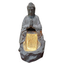 Gautam Buddha Namaste Pose Water Fountain Indoor Outdoor Large Water Fountain (76 x 31 x 38 cm, White)